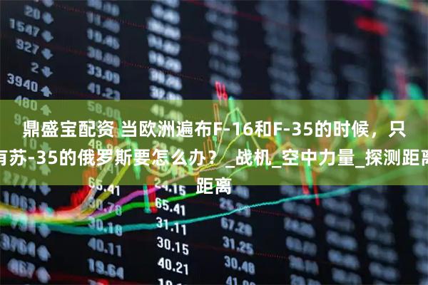 鼎盛宝配资 当欧洲遍布F-16和F-35的时候，只有苏-35的俄罗斯要怎么办？_战机_空中力量_探测距离